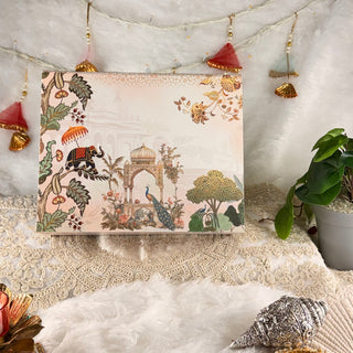 Peacock Print Hamper Box - GC 22