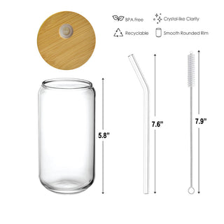 Glass Tumbler Avocado Print