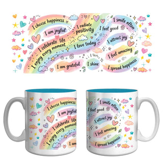Choose Happiness Affirmation Mug | Positive Mindset & Gratitude Coffee Mug