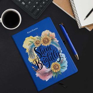 Shine Brightly Personalized A5 Diary & Pen Gift Set
