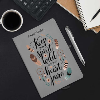 A5 Diary & Pen Gift Set-Keep Your Spirit Wild and Your Heart Pure