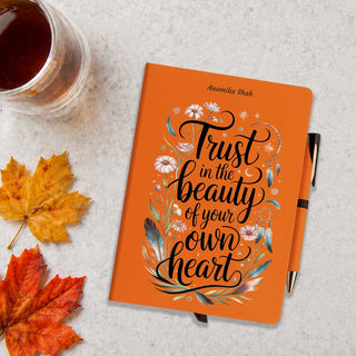 Personalized A5 Diary & Pen Gift Set-Trust in the Beauty of Your Own Heart