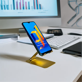 Metal Mobile Stand- Logo & Name