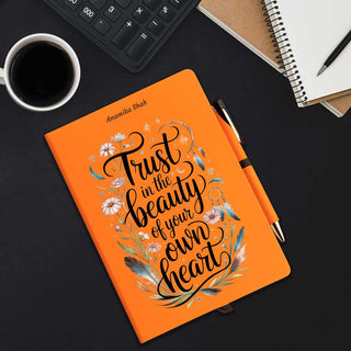 Personalized A5 Diary & Pen Gift Set-Trust in the Beauty of Your Own Heart