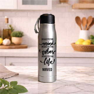 SS Water Bottle Personalised- Positive Mind