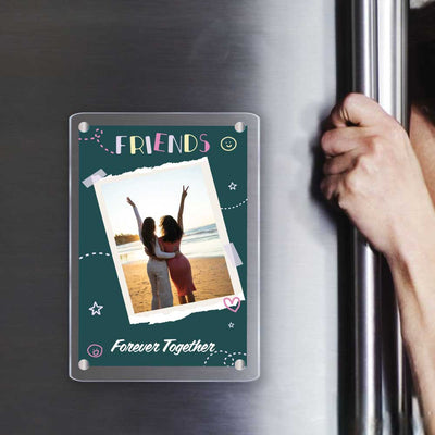 Acrylic Fridge Magnets-Friends Forever