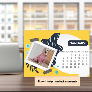 Desk Calendar-2026 With Pet Photo