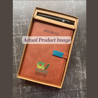 Logo Diary Charm Pen Set