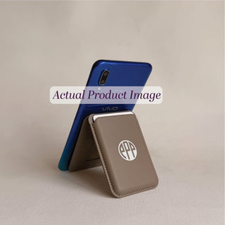 Magnetic Leatherite Phone Wallet - Your Monogram