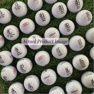 Your Name Initial Golf Ball Set of 3