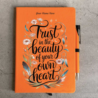 Personalized A5 Diary & Pen Gift Set-Trust in the Beauty of Your Own Heart