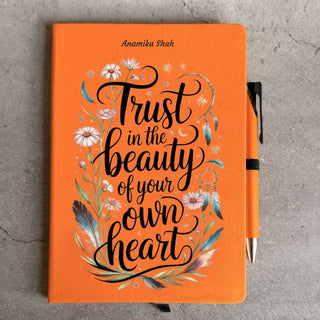 Personalized A5 Diary & Pen Gift Set-Trust in the Beauty of Your Own Heart