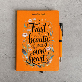 Personalized A5 Diary & Pen Gift Set-Trust in the Beauty of Your Own Heart
