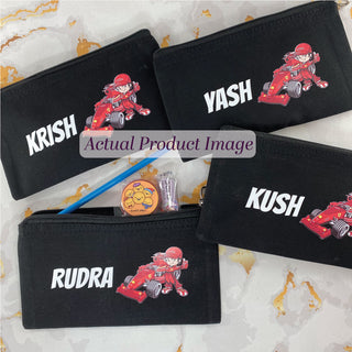 Red Car Stationery Pouch