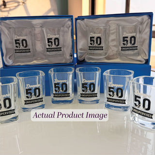 Shot Glass - Cheers to Years Set of 2