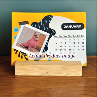 Desk Calendar-2026 With Pet Photo