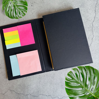 Personalised Sticky Note Memo Purple Flower