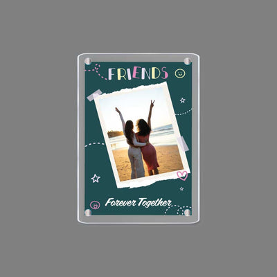 Acrylic Fridge Magnets-Friends Forever