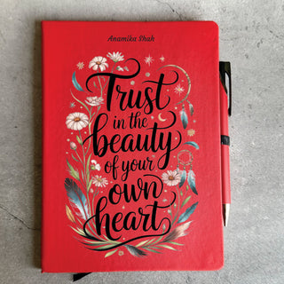 Personalized A5 Diary & Pen Gift Set-Trust in the Beauty of Your Own Heart