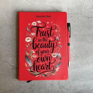 Personalized A5 Diary & Pen Gift Set-Trust in the Beauty of Your Own Heart