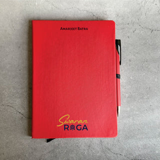 Personalized A5 Diary & Pen Gift Set with Custom Name & Logo | Premium Gift Box