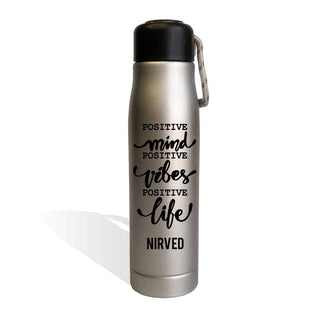 SS Water Bottle Personalised- Positive Mind
