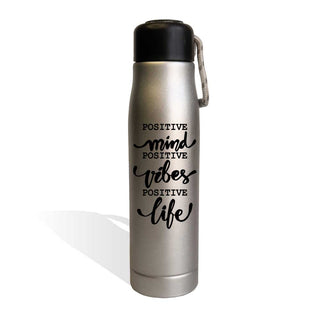 SS Water Bottle Personalised- Positive Mind