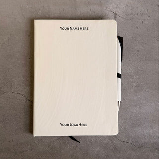 Personalized A5 Diary & Pen Gift Set with Custom Name & Logo | Premium Gift Box