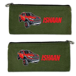 Red Car Stationery Pouch