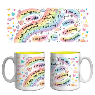 Choose Happiness Affirmation Mug | Positive Mindset & Gratitude Coffee Mug