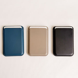 Magnetic Leatherite Phone Wallet - Initial and Name