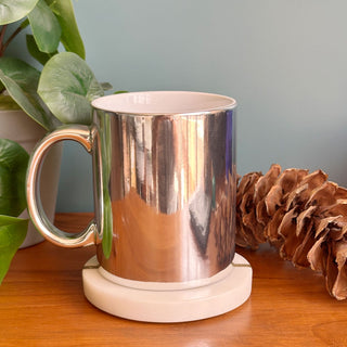 Metallic Color Coffee Mugs- Initial And Name