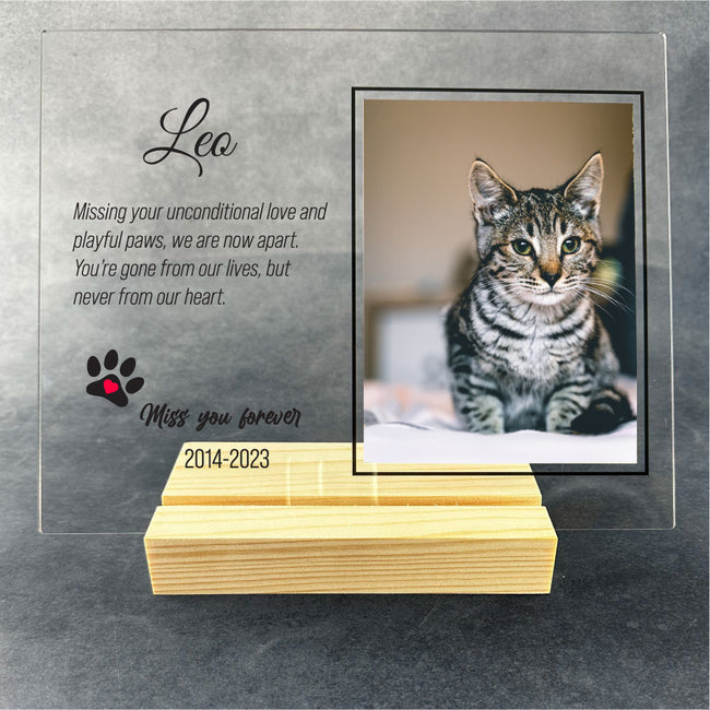 Cat Memory Photo Frame Cat Loving Memory Photo Frame | gingercrush.com