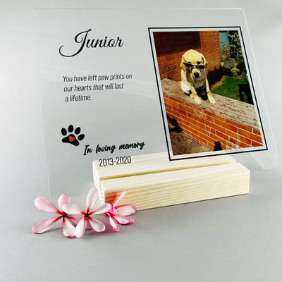 Pet Memory Photo Frame- Acrylic