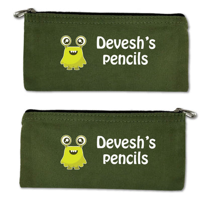 Yellow Monster Stationery Pouch
