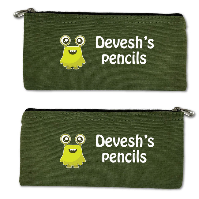 Yellow Monster Stationery Pouch