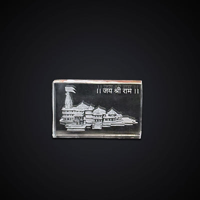 Jai Shree Ram Car Dashboard Crystal