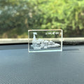Jai Shree Ram Car Dashboard Crystal