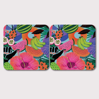 Placemats, Coaster and Trivet Set - Fruit Pattern