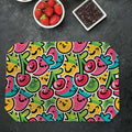 Placemats, Coaster and Trivet Set - Fruit Smiley Pattern