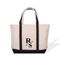 Beach Tote Bag - Split Initial