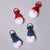 Fall Feather Gnome Christmas Tree ornaments - Set of 4