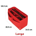 Red Felt Purse Organiser