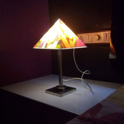 Pyramid Table Photo Lamp