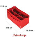 Red Felt Purse Organiser