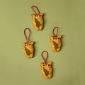Eddy The Teddy Christmas Ornaments - Set of 4