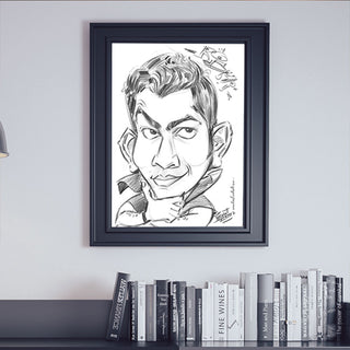 Digital Pencil Caricature for 1 Person