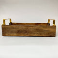 Wooden Serving Tray-Gold Series