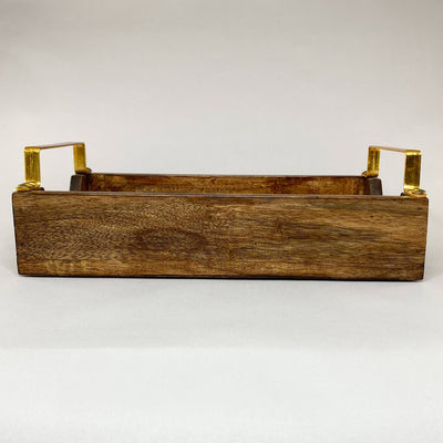 Wooden Serving Tray-Gold Series