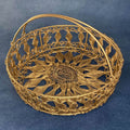 Round Metal Crochet Basket